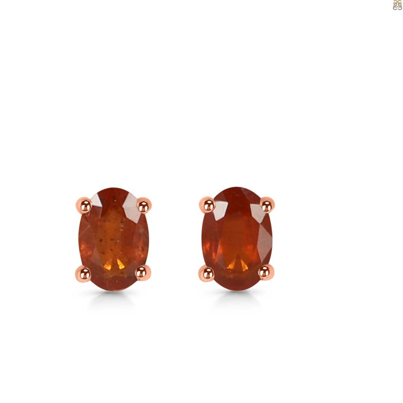 Kyanite (Orange) Stud Earring KYN-RDE-1154-O.