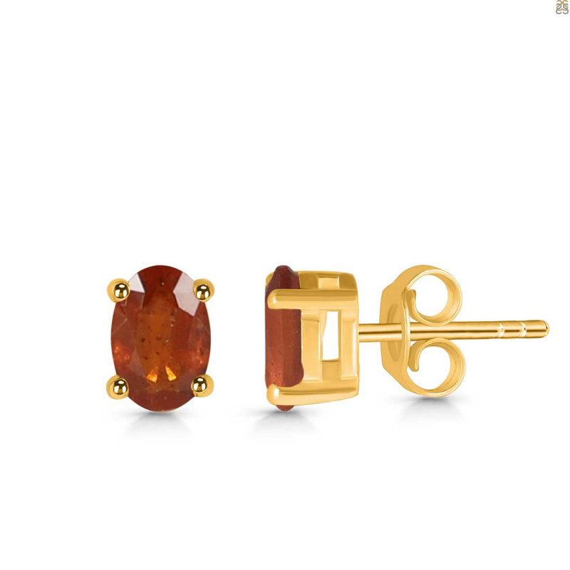 Kyanite (Orange) Stud Earring KYN-RDE-1154-O.