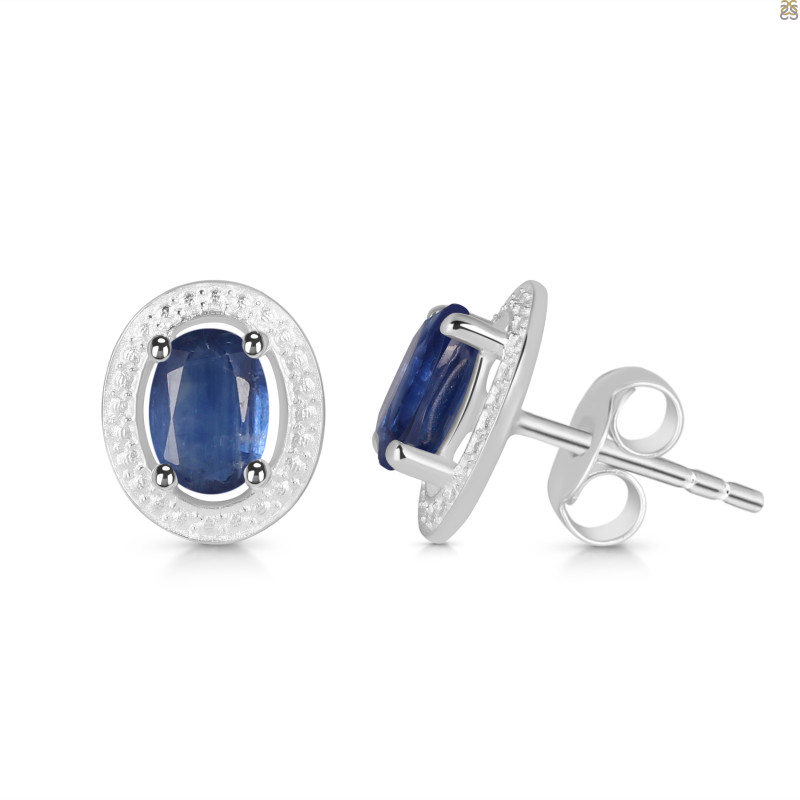 Kyanite Stud Earring