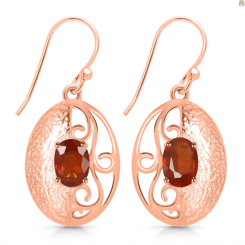 Kyanite (Orange) Earring KYN-RDE-42-O.