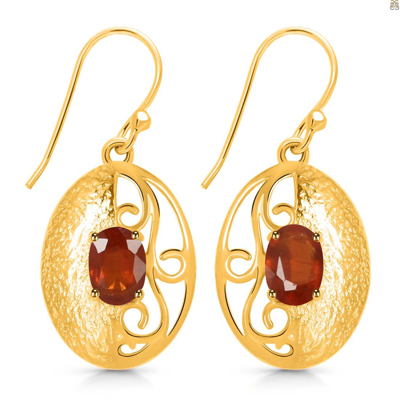 Kyanite (Orange) Earring KYN-RDE-42-O.