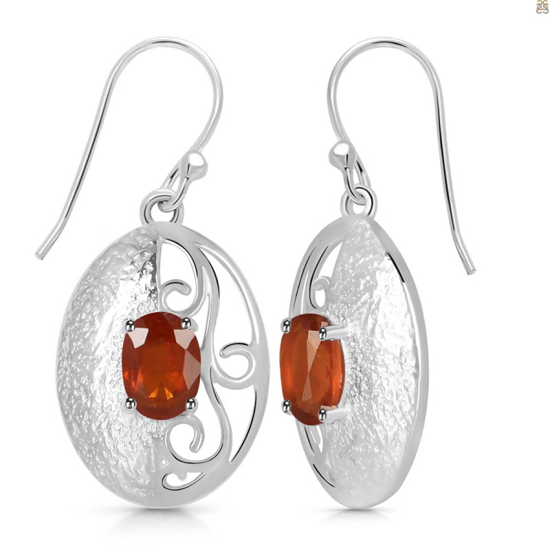 Kyanite (Orange) Earring