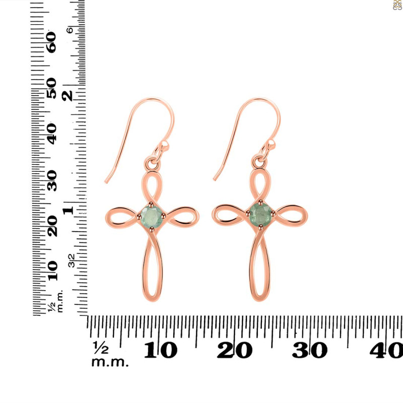 Kyanite (Green) Earring KYN-RDE-425-G.