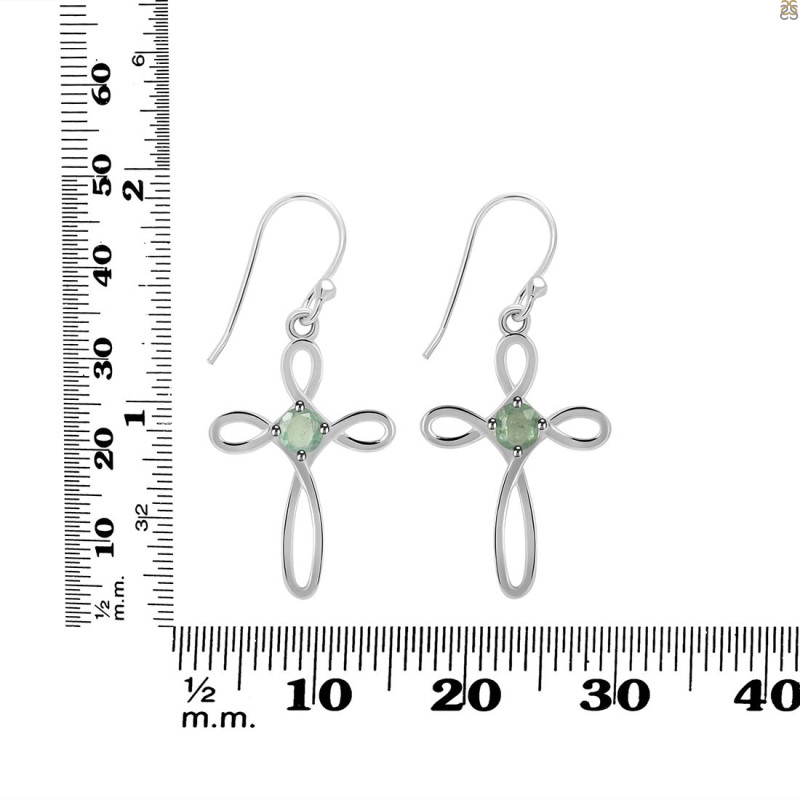 Kyanite (Green) Earring KYN-RDE-425-G.