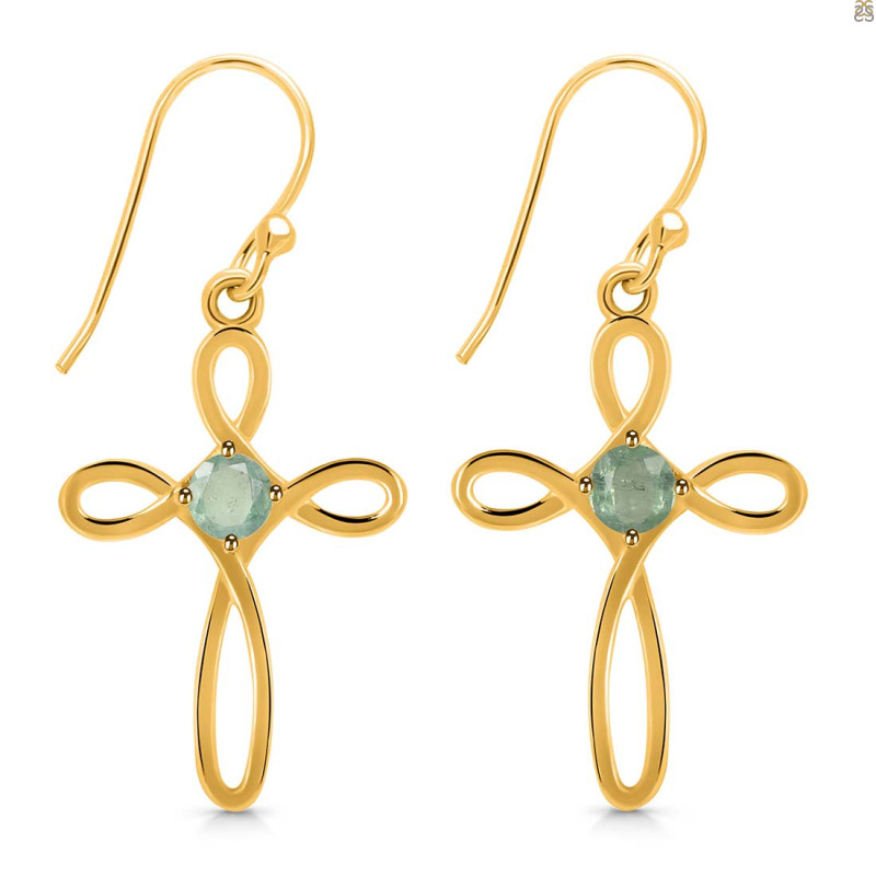 Kyanite (Green) Earring KYN-RDE-425-G.