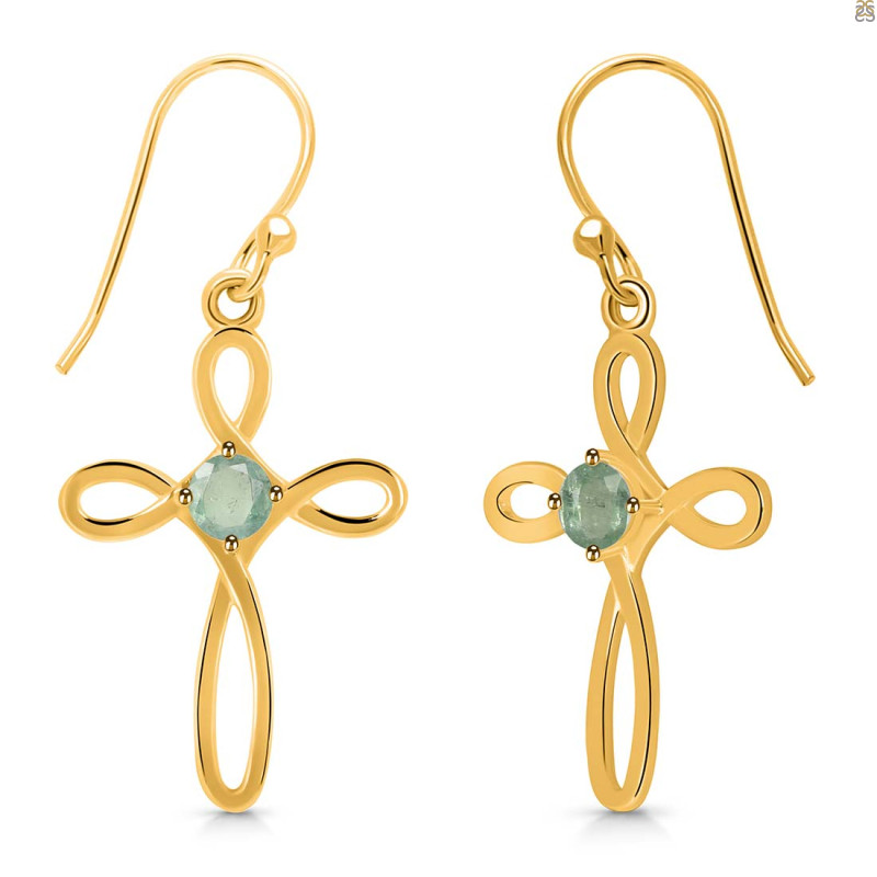 Kyanite (Green) Earring KYN-RDE-425-G.