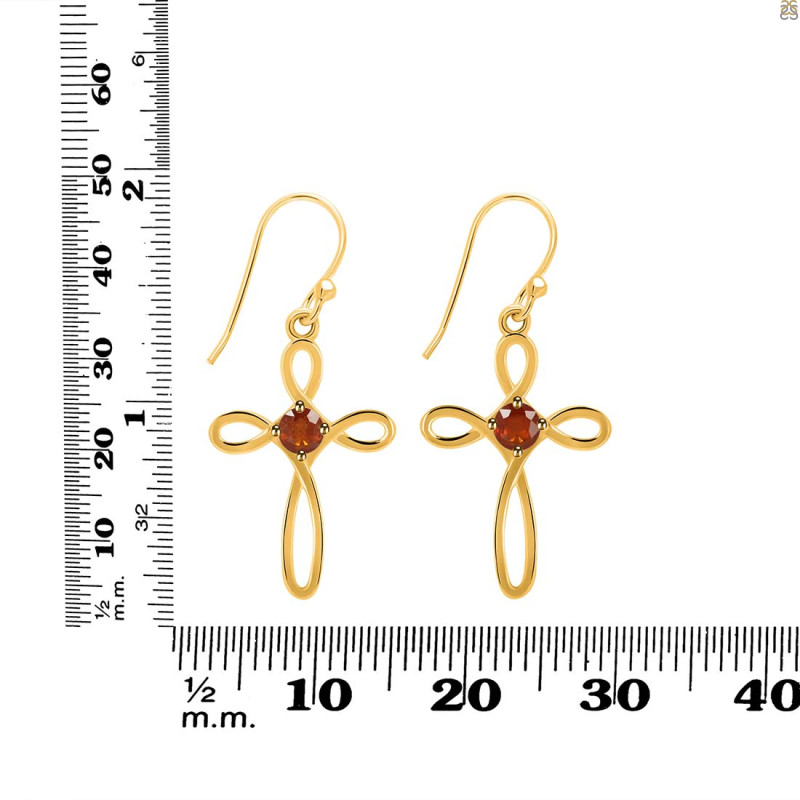 Kyanite (Orange) Earring KYN-RDE-425-O.