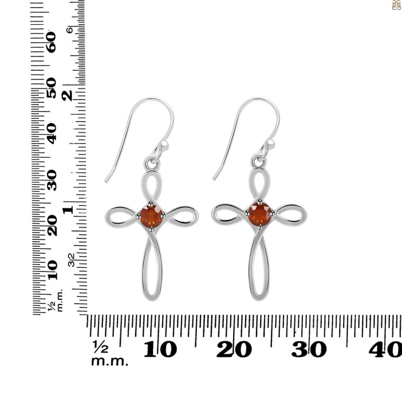 Kyanite (Orange) Earring KYN-RDE-425-O.