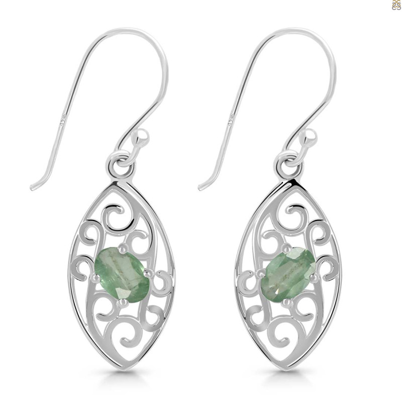 Kyanite (Green) Earring KYN-RDE-43-G.