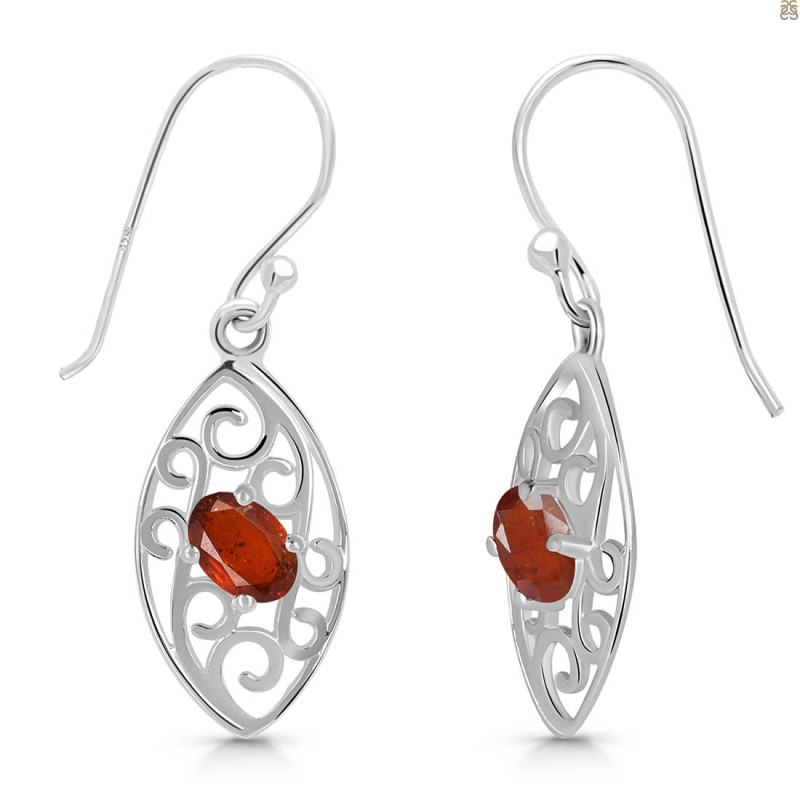 Kyanite (Orange) Earring