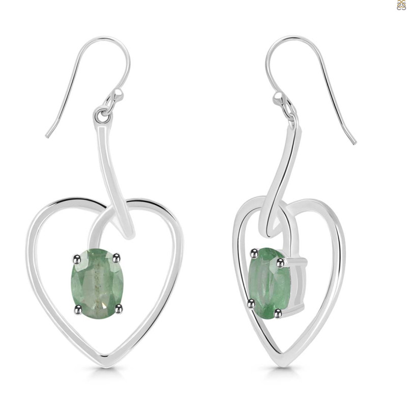 Kyanite (Green) Earring