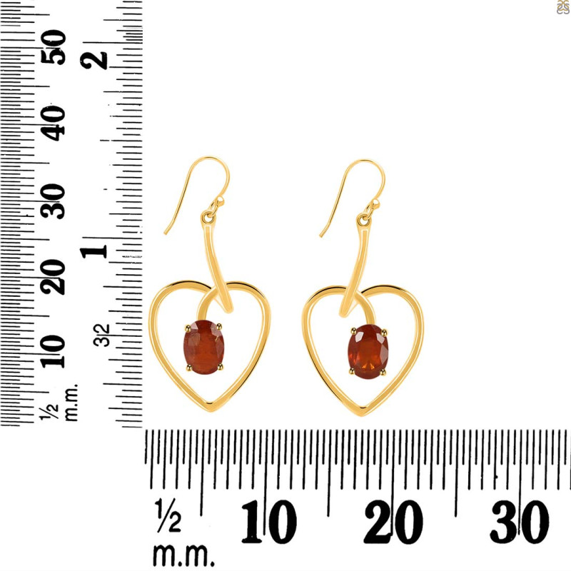 Kyanite (Orange) Earring KYN-RDE-441-O.
