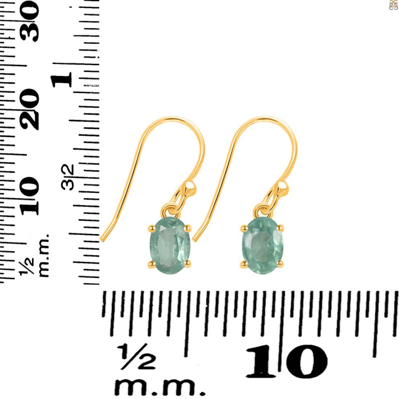 Kyanite (Green) Earring KYN-RDE-670-G.
