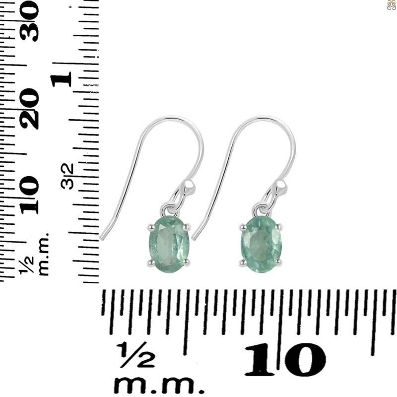 Kyanite (Green) Earring KYN-RDE-670-G.