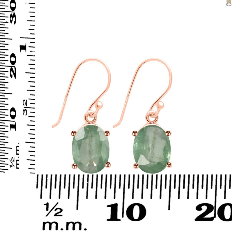 Kyanite (Green) Earring KYN-RDE-673-G.