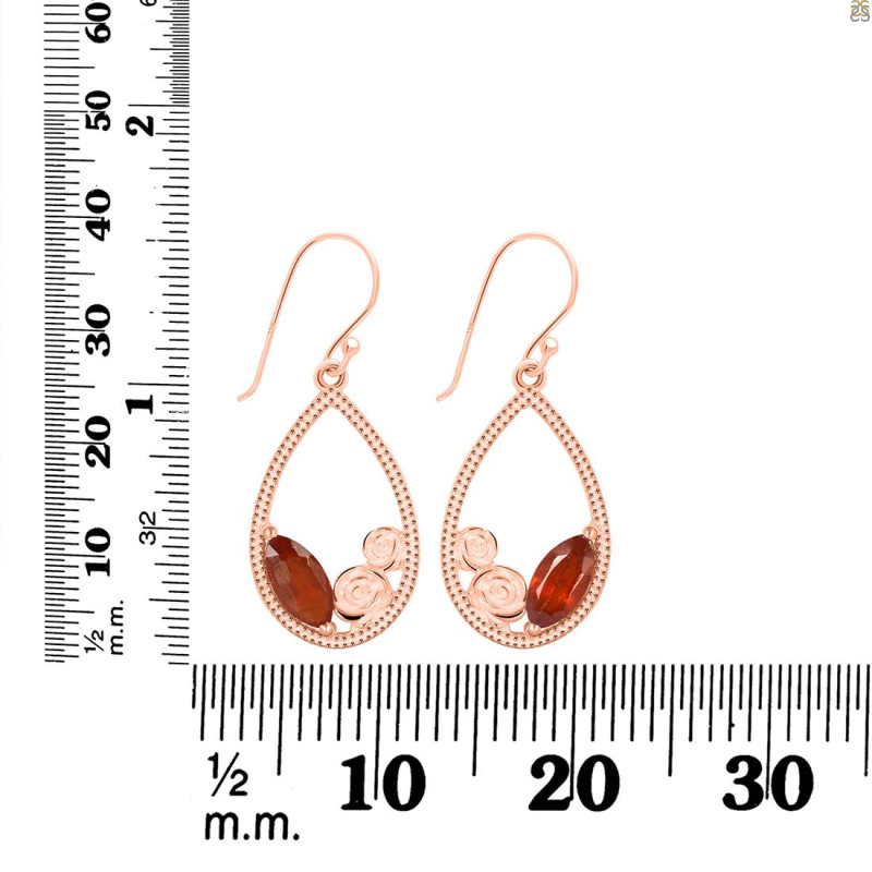 Kyanite (Orange) Earring KYN-RDE-69-O.