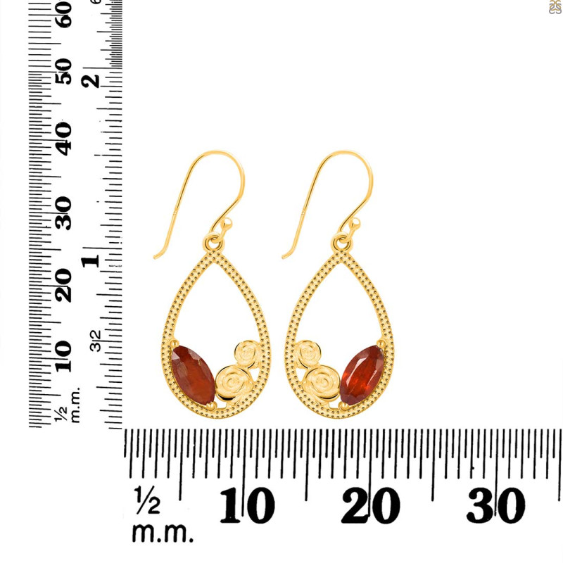 Kyanite (Orange) Earring KYN-RDE-69-O.