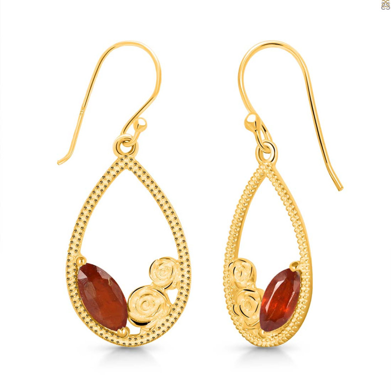 Kyanite (Orange) Earring KYN-RDE-69-O.