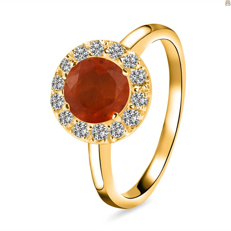 Kyanite (Orange) Ring KYN-RDR-1768-O.