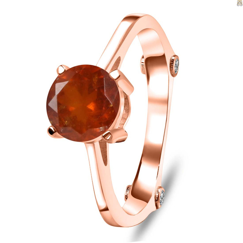 Kyanite (Orange) Ring KYN-RDR-1786-O.
