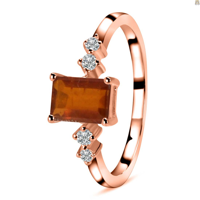 Kyanite (Orange) Ring KYN-RDR-2187-O.