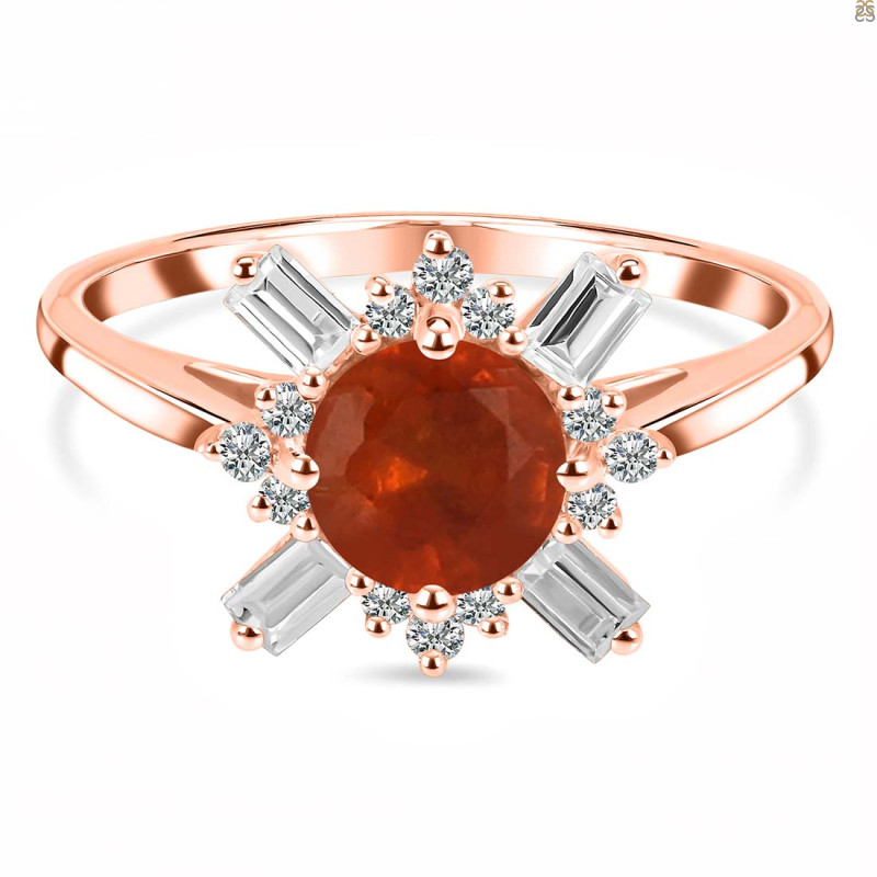 Kyanite (Orange) Ring KYN-RDR-2264-O.