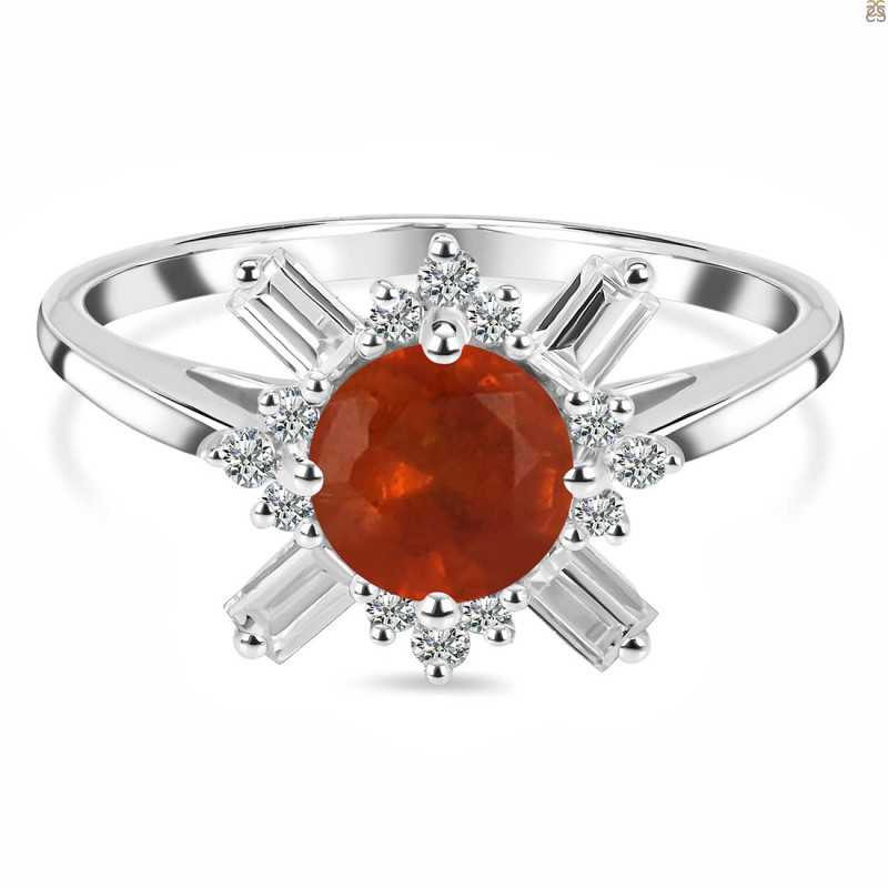 Kyanite (Orange) Ring KYN-RDR-2264-O.