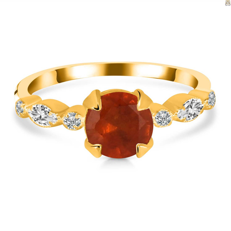 Kyanite (Orange) Ring KYN-RDR-2269-O.
