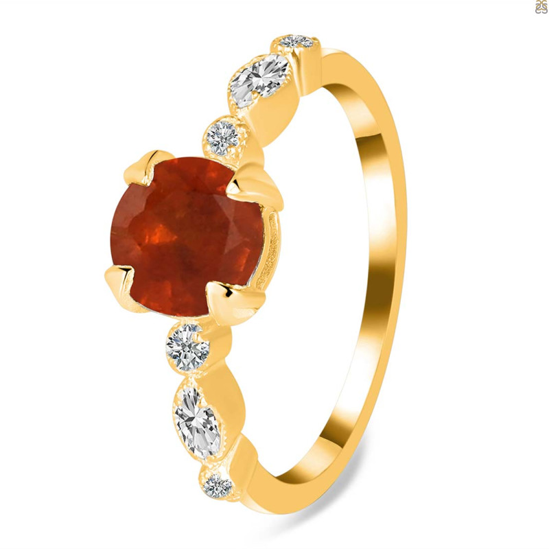Kyanite (Orange) Ring KYN-RDR-2269-O.