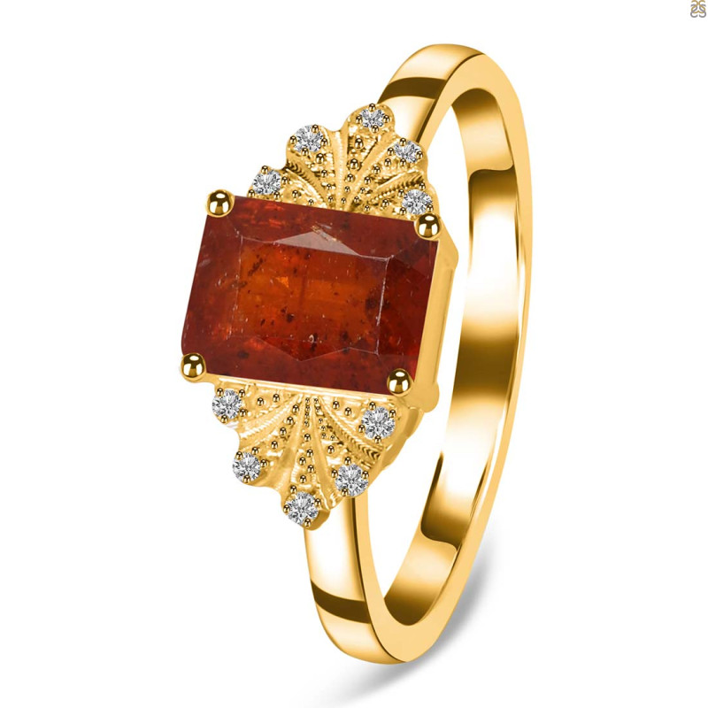 Kyanite (Orange) Ring KYN-RDR-2272-O.