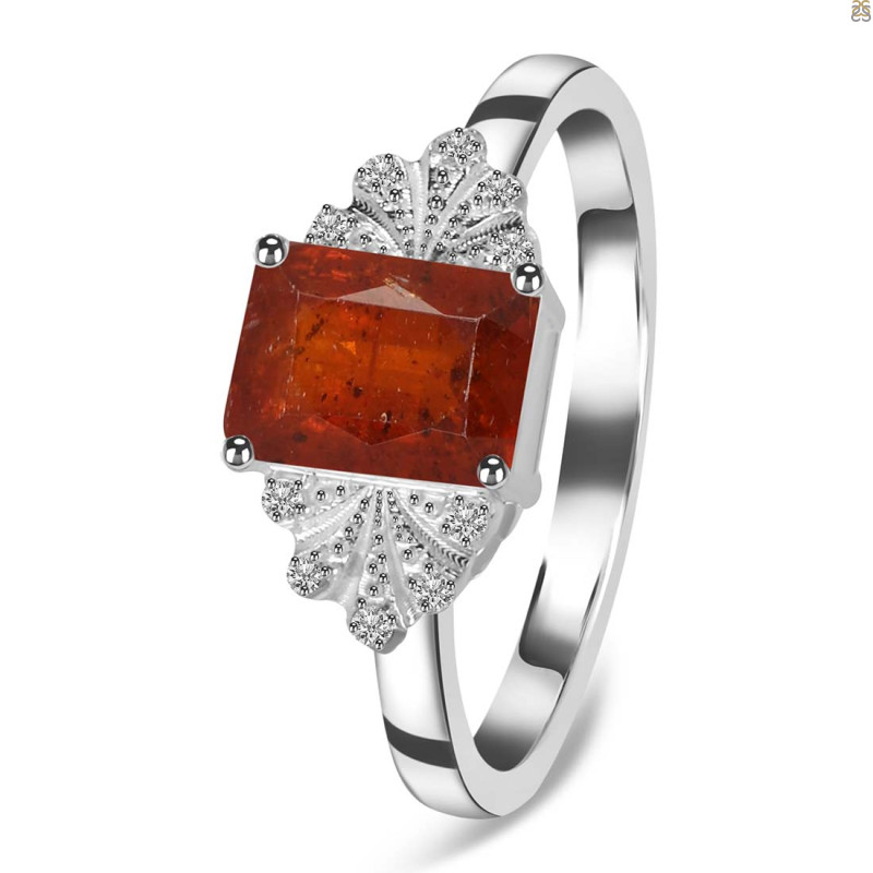 Kyanite (Orange) Ring