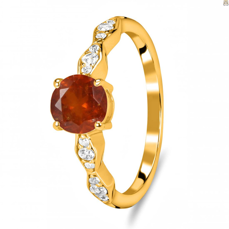 Kyanite (Orange) Ring KYN-RDR-2288-O.