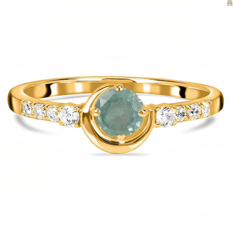 Kyanite (Green) Ring KYN-RDR-2292-G.
