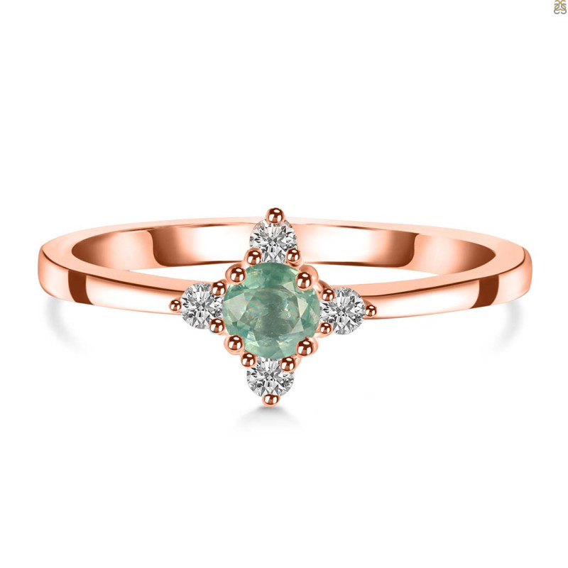 Kyanite (Green) Ring KYN-RDR-2541-G.