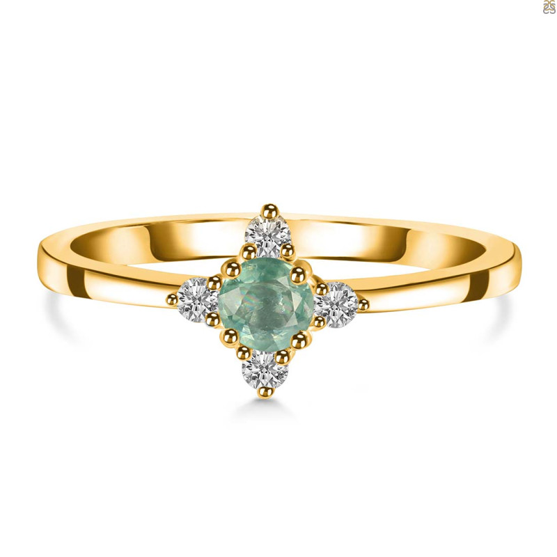 Kyanite (Green) Ring KYN-RDR-2541-G.
