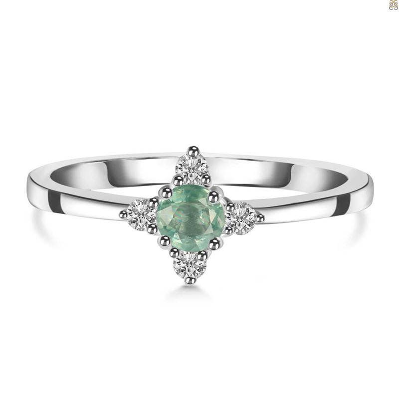 Kyanite (Green) Ring KYN-RDR-2541-G.