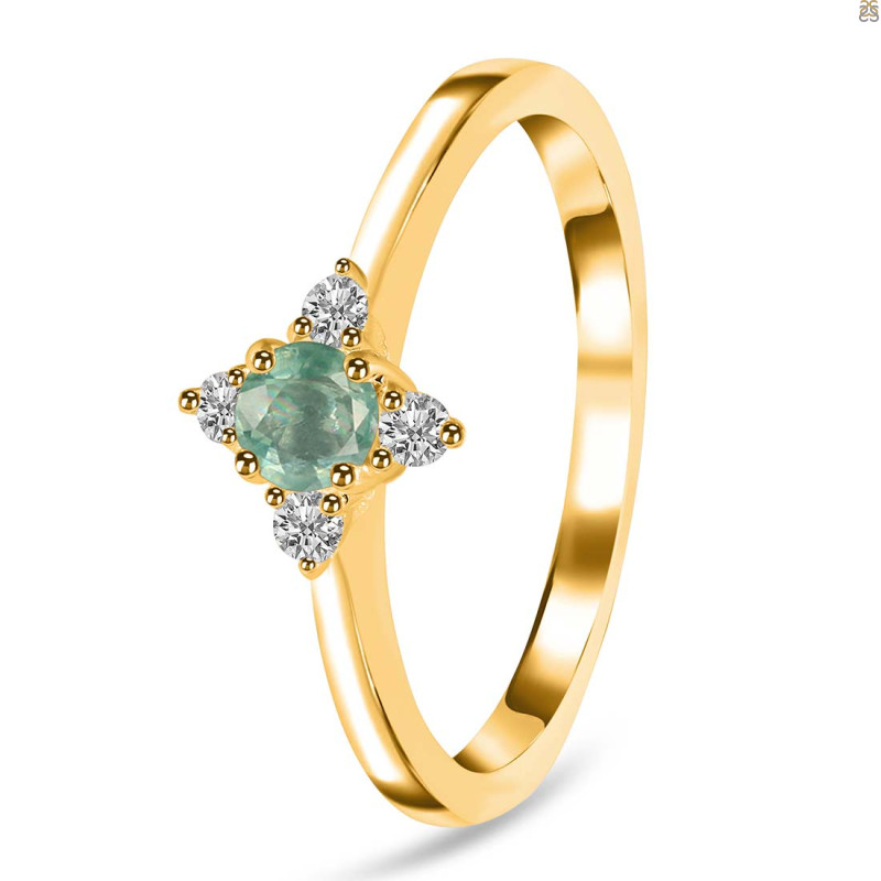 Kyanite (Green) Ring KYN-RDR-2541-G.