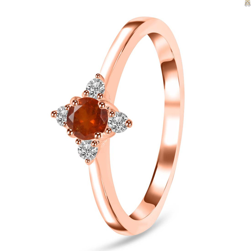 Kyanite (Orange) Ring KYN-RDR-2541-O.