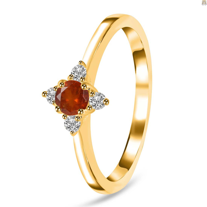 Kyanite (Orange) Ring KYN-RDR-2541-O.