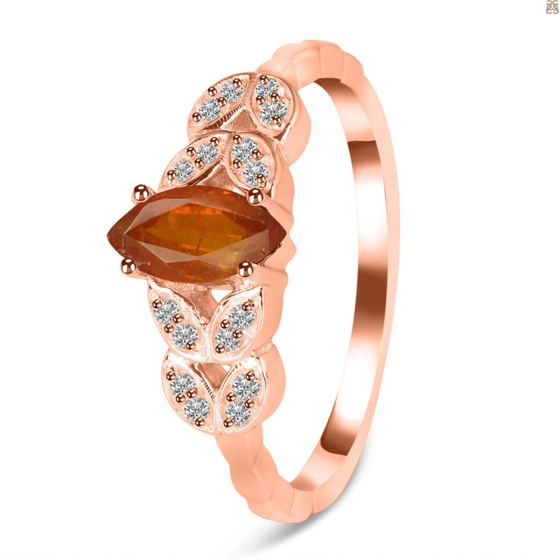 Kyanite (Orange) Ring KYN-RDR-355-O.