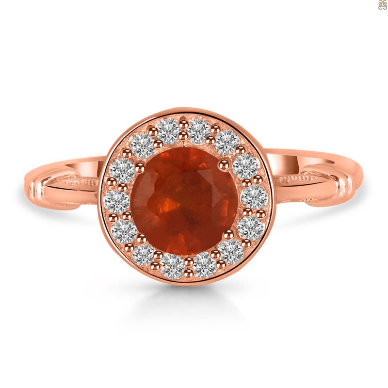 Kyanite (Orange) Ring KYN-RDR-364-O.