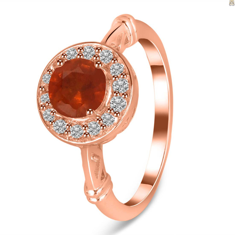 Kyanite (Orange) Ring KYN-RDR-364-O.