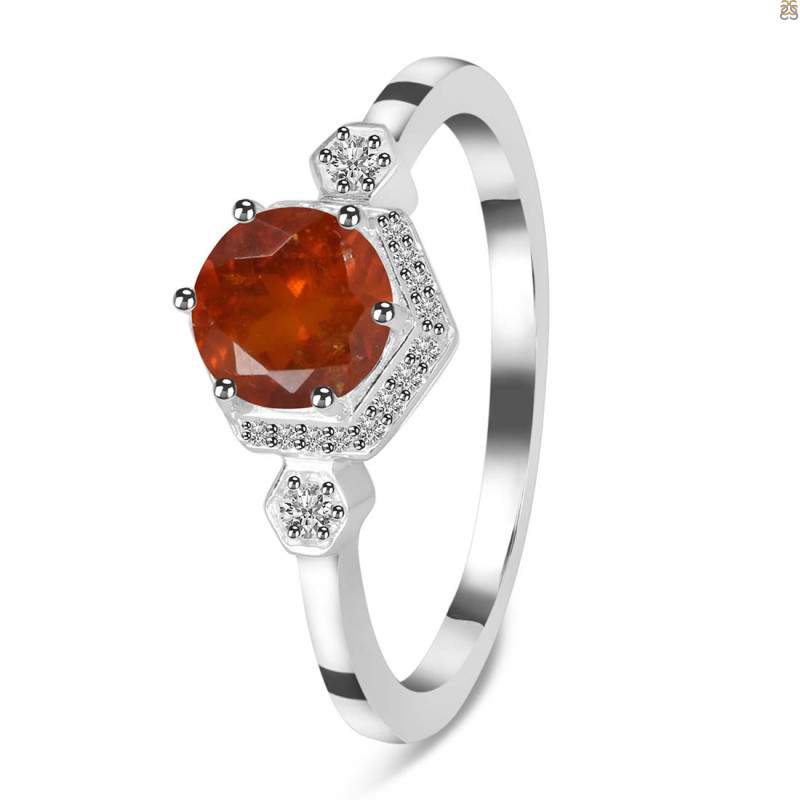 Kyanite (Orange) Ring