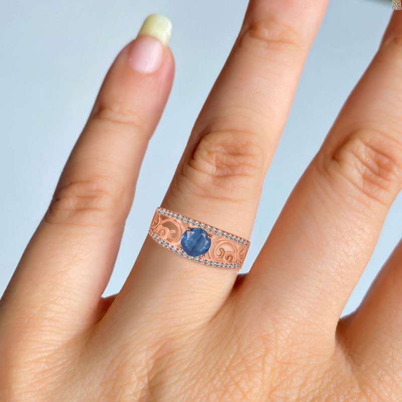 Kyanite Ring KYN-RDR-375.