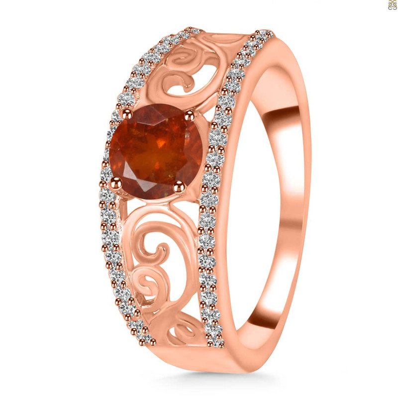 Kyanite (Orange) Ring KYN-RDR-375-O.
