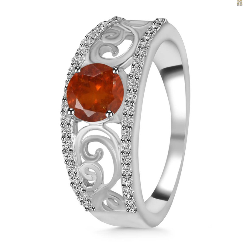 Kyanite (Orange) Ring