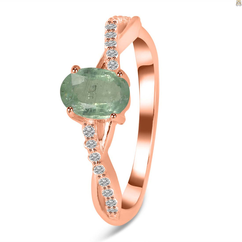 Kyanite (Green) Ring KYN-RDR-376-G.