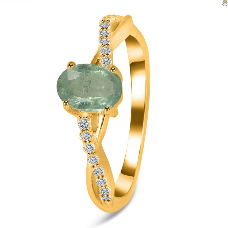 Kyanite (Green) Ring KYN-RDR-376-G.