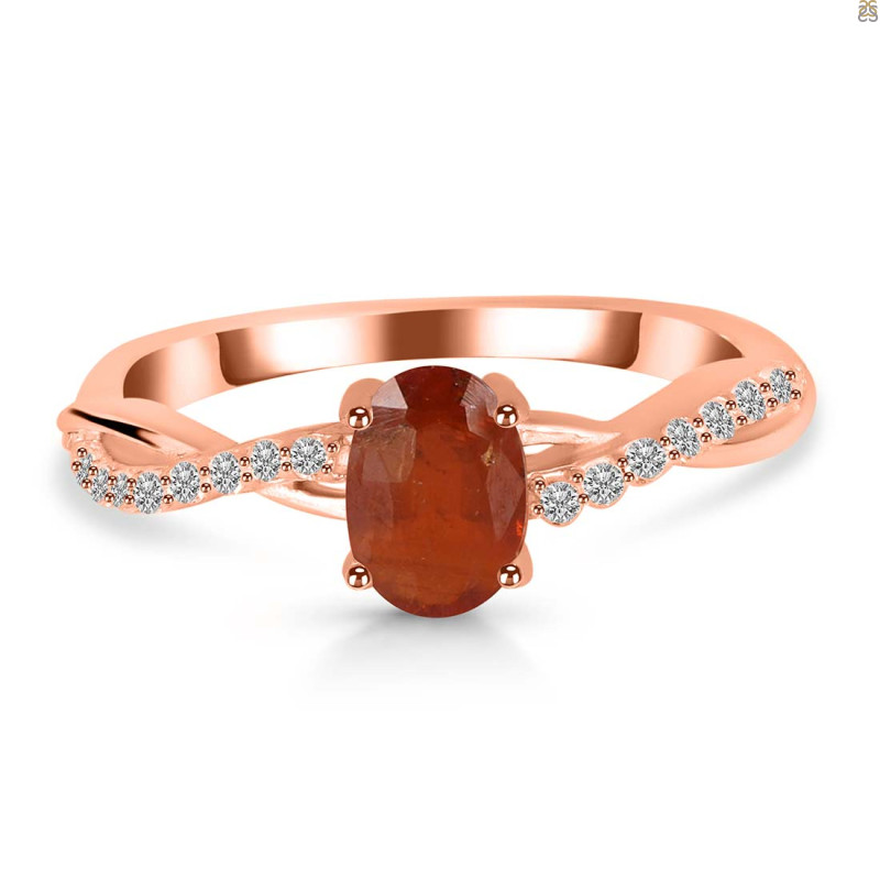 Kyanite (Orange) Ring KYN-RDR-376-O.