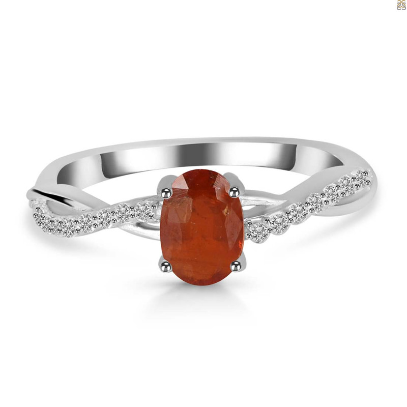 Kyanite (Orange) Ring KYN-RDR-376-O.